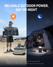 Load image into Gallery viewer, Anker SOLIX C300 DC Power Bank Station and 60W Solar Panel, 288Wh Portable Power Station, LiFePO4 Battery, 300W Solar Generator, for Outdoor, Camping, Traveling, and Emergencies