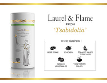 Load image into Gallery viewer, Laurel & Flame Fresh - Extra Virgin Olive OIl - Polyphenol Rich (823 MG/KG) - USDA Organic - 56X Hydroxytyrosol Polyphenols - Early Harvest - Single Origin - Monovarietal - EVOO of the Year 2023 Award Winning - New Harvest - Cold Pressed (500 ml -16.9 fl