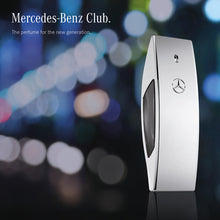 Load image into Gallery viewer, Mercedes-Benz Club Cologne for Men - 3.4 Fl Oz - Eau De Toilette Perfume Spray for Man - Woody & Musky Scent - Luxury Long Lasting Fragrance with Notes Of Grapefruit, Cardamom & Earthy Dry wood