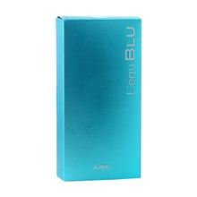 Load image into Gallery viewer, Ajmal Blu Eau de Parfum 3.0 oz / 90 ml for Men – Long-Lasting Fresh Citrus & Aquatic Fragrance | Luxury Masculine Scent from Dubai