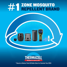 Load image into Gallery viewer, Thermacell Mosquito Repellent Rechargeable Adventure EX-Series EX90; Patio Shield with 9-Hour Battery, Includes 12-Hour Refill, Rubber Armor & Carabiner; Scent Free Bug Spray Alternative