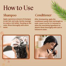 Load image into Gallery viewer, VANIDOX Batana Oil Shampoo and Conditioner Set – Biotin & Niacinamide Infused – Sulfate-Free, Paraben-Free – Moisturizing & Strengthening Hair Care for All Hair Types – 2 x 16 fl oz