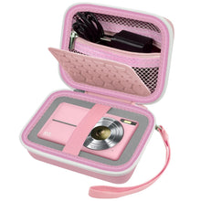 Load image into Gallery viewer, Carrying & Protective Case for Digital Camera, AbergBest 21 Mega Pixels 2.7" LCD Rechargeable HD/Kodak Pixpro/Canon PowerShot ELPH 180/190 / Sony DSCW800 / DSCW830 Cameras for Travel-Pink