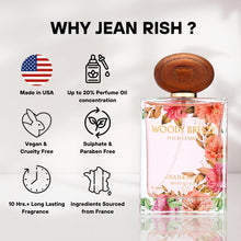 Load image into Gallery viewer, Jean Rish Woody Breeze Eau De Parfum - Perfume for Women (3.4 Fl Oz / 100ml) with Black Currant, Iris & Praline Notes - Long Lasting and Luxury Fragrance