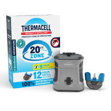 Load image into Gallery viewer, Thermacell Mosquito Repellent Rechargeable Adventure EX-Series EX90; Patio Shield with 9-Hour Battery, Includes 12-Hour Refill, Rubber Armor & Carabiner; Scent Free Bug Spray Alternative