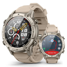 Load image into Gallery viewer, Men's Outdoor Smartwatch, Standalone GPS & Offline Maps, 5ATM Waterproof, 1.43" AMOLED, 4GB Memory, 178 Sports Modes, Compass, Heart Rate/SpO2/Stress/Sleep Monitor, Compatible Android and iOS Khaki