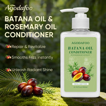 Load image into Gallery viewer, Batana Oil Shampoo and Conditioner Set, Batana Oil Shampoo for Hair Loss, Restores Hair Vitality and Rejuvenates, Stimulates Hair Growth, Repairs Damage for Men & Women 300ml+300ml 10.58fl.oz