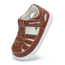 Load image into Gallery viewer, BMCiTYBM Baby Sandals Boys Girls Shoes Breathable Summer Shoes Non-Slip 6 9 12 18 24 Months Brown Size 6-12 Months Infant