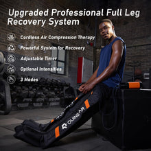 Load image into Gallery viewer, QUINEAR Professional Leg Recovery System, Cordless Air Compression Boots with Sequential Compression, Leg and Foot Massager, Fast Recovery Therapy for Athletes, FSA-HSA Eligible (Medium)