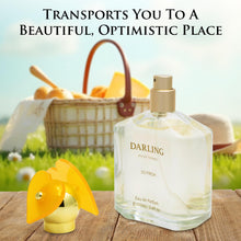Load image into Gallery viewer, Darling for Women Eau De Parfum- Floral & Woody Fragrance - Top Notes of Gardenia, Violet Petals & Jasmine - Powdery Soft Dry Down of White Woods, Vanilla & Musk as Base - Elegant 100ml Bottle