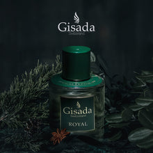 Load image into Gallery viewer, Gisada Switzerland Luxury Eau De Parfum Fragrance, Unisex Perfume + Cologne for Women & Men (Fresh + Woody), Royal, 100mL/3.3oz