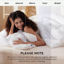 Load image into Gallery viewer, Bedsure Comforter Duvet Insert - Quilted Comforters Queen Size, All Season Duvet, GentleSoft Down Alternative Bedding Blanket, with 8 Tabs, Gifts for Women/Men, White, Queen 88 x 88 Inches