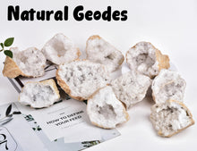 Load image into Gallery viewer, JIC Gem Large Healing Crystal Geode Natural Quartz Cluster Irregular Rock Gemstone Specimen Home Decor 2.42-2.86 Lbs