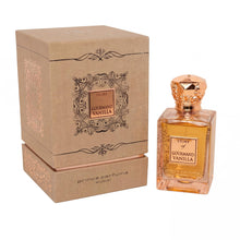 Load image into Gallery viewer, Prince Parfums Dubai – Story of Gourmand Vanilla – Women’s Extrait de Parfum 3.4 Ounces – Luxury Perfume with Coconut, Peach, Tiare Flower & Vanilla – Romantic, Sweet & Long Lasting Fragrance