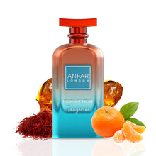 Load image into Gallery viewer, ANFAR LONDON Midnight Frost Tangerine Eau de Parfum 100ml – Dubai Perfume for Men, Long Lasting Citrus Amber Musk Fragrance, Luxury Arabian Cologne