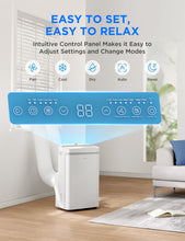 Load image into Gallery viewer, Midea 13,000 BTU ASHRAE (10,000 BTU SACC) Dual Hose Portable Air Conditioner with Inverter, Remote Control, Cools up to 450 Sq Ft, Smart Wi-Fi Connects to Alexa/Google Assistant, Window Kit Included
