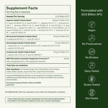 Load image into Gallery viewer, Seed DS-01 Daily Synbiotic - Prebiotic and Probiotic (60 Capsules) - 53.6 Billion AFU - Digestive Health, Gut Health, and Immune Health - Multi-Strain Probiotics for Women & Men - Vegan & Shelf-Stable