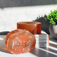 Load image into Gallery viewer, Pears Glycerin Soap, Transparent Amber with Natural Oils, 24-Pack – Pure & Gentle Cleanser for Soft, Glowing Skin, 4.4 Oz Ea