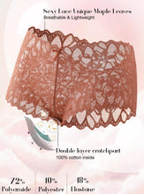 Load image into Gallery viewer, READY TO LOVE Sexy Women's Underwear Lace Shorts V Waist Breathable Cheeky Panties Boyshorts Underwear Women 5 Pack