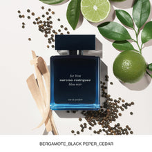 Load image into Gallery viewer, Narciso Rodriguez Bleu Noir Eau de Parfum Spray for Men, Blue, 3.3 Ounce