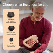 Load image into Gallery viewer, TheraGun Relief by Therabody - Easy-to-Use, Comfortable & Light Handheld Percussion Massage Gun for Everyday Pain Relief Massage Therapy in Neck, Back, Leg, Shoulder and Body (Sand)