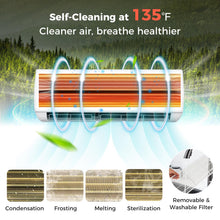 Load image into Gallery viewer, COSTWAY 12000BTU Mini Split Air Conditioner& Heater, 20 SEER2 115V Wall-Mounted Ductless AC Unit Cools Rooms up to 750 Sq. Ft, Energy Efficient Inverter AC with Heat Pump (Blast Series)