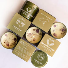 Load image into Gallery viewer, Sage Candle for Cleansing House Negative Energy Smudge Kit - 5oz Soy Wax Natural Clean Organic Non Toxic - Aromatherapy Spiritual Meditation Gifts - Long Lasting Highly Scented Candel with Crystals