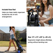 Load image into Gallery viewer, New Upgrade Pressure Power Washer 4800PSI w/4 Quick Connect Nozzles, Inlet Hose & Filter&500ML Soap Tank, High Cleaning Machine for Cars/Fences/Driveways/Patios/Home Cleaning,Blue
