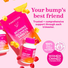 Load image into Gallery viewer, Pink Stork Prenatal Probiotics for Women - Morning Sickness, Gut Microbiome, and Immune Support - Pregnancy Probiotic with Prebiotics and Vitamin B6 - Pregnancy Must Haves, 30 Capsules
