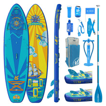 Load image into Gallery viewer, iTAOSTAR J06A 35" Extra Wide Paddle Board for Better Balance, Inflatable Stand Up Paddle Board with Premium SUP Accessories, Inflatable Paddle Boards for Adults/Youth of All Skill Levels