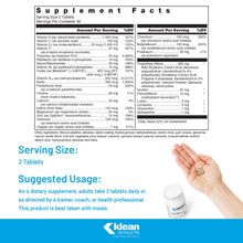 Load image into Gallery viewer, Klean ATHLETE Klean Multivitamin - Essential Nutrients & Antioxidants for Optimal Health - NSF Certified for Sport - 60 Tablets
