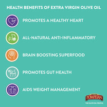 Load image into Gallery viewer, Pompeian Smooth Extra Virgin Olive Oil, First Cold Pressed, Mild and Delicate Flavor, Perfect for Sauteing & Stir-Frying, Naturally Gluten Free, Non-Allergenic, Non-GMO, 68 Fl Oz, Single Bottle