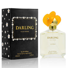 Load image into Gallery viewer, Darling for Women Eau De Parfum- Floral & Woody Fragrance - Top Notes of Gardenia, Violet Petals & Jasmine - Powdery Soft Dry Down of White Woods, Vanilla & Musk as Base - Elegant 100ml Bottle