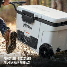 Load image into Gallery viewer, Ninja FrostVault 45QT Cooler with Wheels | Insulated with Temp Dry Storage Drawer | Keeps Ice Cold for Days | for The Beach, Camping, Picnics & More | Daffodil Daze | FB245YL