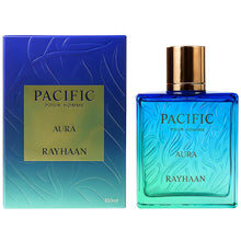 Load image into Gallery viewer, RAYHAAN Pacific Aura - Citrus, Aromatic, Mint, Amber, Fresh - Eau de Parfum Spray for Men, 3.4 Ounce / 100 ml
