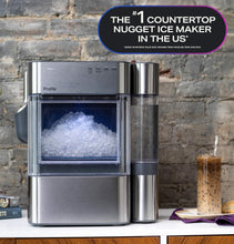 Load image into Gallery viewer, GE Profile Opal 2.0 Ultra Nugget Ice Maker with Side Tank and Scale Inhibiting Filter, Scoop Included, 38 lbs in 24 Hours, Pellet Ice Machine with WiFi & Smart Connected, Stainless Steel