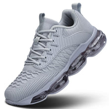 Load image into Gallery viewer, Womens Walking Running Shoes Air Cushion Basketball Sneakers Fashion Tennis Breathable Sport Gym Fitness Cross Trainers Shoes Light Grey 6.5
