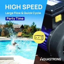 Load image into Gallery viewer, Aquastrong In/Above Ground Pool Pump High Flow Self Primming Swimming Pool Pump,Deep Blue