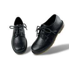 Load image into Gallery viewer, Women‘s Classic Oxfords School Uniform Lace Up Shoes Business Formal Dress Shoes Platform Slip Resistant Service Shoes (Black, Adult, Women, 8, Numeric, US Footwear Size System, Medium)