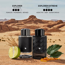 Load image into Gallery viewer, MONTBLANC - Explorer Extreme Eau de Parfum - Men's Fragrance - Woody & Leathery - With notes of Bergamot, Patchouli & Vetiver - 3.3 Fl Oz