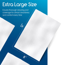 Load image into Gallery viewer, Inspire Adult Wet Wipes, Wash Cloths | Adult Wipes for Incontinence & Cleansing for Elderly, 8"x12" Count 12 packs of 50