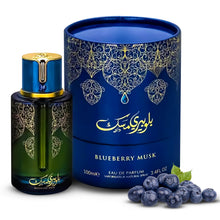 Load image into Gallery viewer, PERENNIX Blueberry Musk Eau de Parfum - Long Lasting Unisex Cologne for Men and Women, Rich & Sensual Fragrance Spray - Bold Fruity & Floral Scent with Woody Base - 100 ml / 3.4 Fl Oz