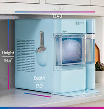 Load image into Gallery viewer, GE Profile Opal Ultra, Countertop Nugget Ice Maker, 1 Gal XL Side Tank, *Amazon Exclusive*, 38 lbs/Day, Pebble Pellet Crushed Ice Machine, WiFi Moonstone Blue
