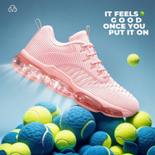 Load image into Gallery viewer, Luogoks Womens Walking Running Shoes Air Cushion Basketball Sneakers Fashion Tennis Breathable Sport Gym Fitness Cross Trainers Shoes Pink 6.5