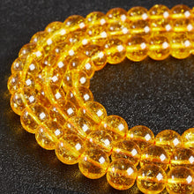 Load image into Gallery viewer, 60pcs 6mm Natural Citrine Beads Gemstone Beads Round Loose Beads for Jewelry Making