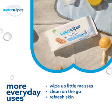Load image into Gallery viewer, WaterWipes Sensitive+ Newborn & Baby Wipes, 3-In-1 Cleans, Cares, Protects, 99.9% Water, Unscented & Hypoallergenic, 240 Count (4 Packs)