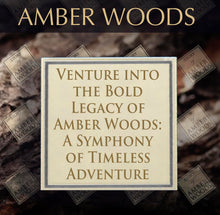 Load image into Gallery viewer, Prince Parfums Dubai - The Story of Amber Woods - 3.4 Ounces - Exquisite Men's Extrait de Parfum - Rich, Luxurious Scent of Amber, Cedar, Vetiver for the Modern Man - Depth, Warmth & Mastery