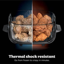 Load image into Gallery viewer, Ninja Crispi 4-in-1 Glass Air Fryer | 450°F | Non-Toxic | 4QT & 6-Cup Glass Containers w/Lids | Microwave, Freezer, Dishwasher Safe | Max Crisp, Air Fry, Bake, Recrisp | Stone | FN101ST