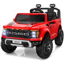 Load image into Gallery viewer, ENYOPRO Licensed Ford F-150 Raptor 24V Ride on Toys for Big Kids, 2 Seater Ride on Car for Boys & Girls with Remote Control, Kids Electric Vehicle with 4 Wheels Suspension, Bluetooth (Red)