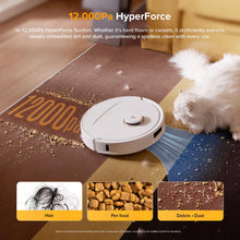 Load image into Gallery viewer, roborock Qrevo S5V Robot Vacuum and Mop, FlexiArm Edge Mopping, 12,000Pa Suction, Dual Zero-Tangle System, Smart Obstacle Avoidance, 10mm Mop Lifting, Auto Mop Washing & Warm Air Drying, White